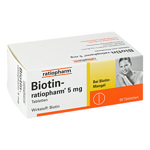 BIOTIN-RATIOPHARM 5 mg Tabletten