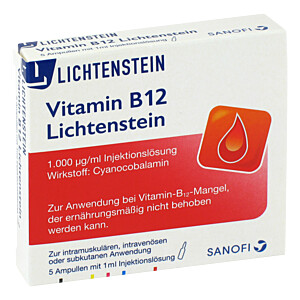 VITAMIN B12 1.000 -m63g Lichtenstein Ampullen