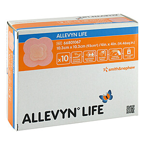 ALLEVYN Life 10,3x10,3 cm Silikonschaumverband