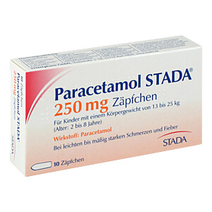 PARACETAMOL STADA 250 mg Zäpfchen