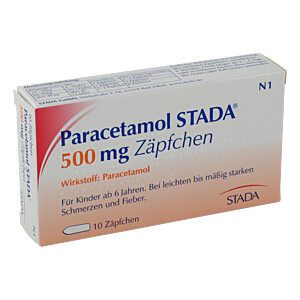 PARACETAMOL STADA 500 mg Zäpfchen