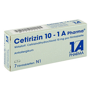 CETIRIZIN 10-1A Pharma Filmtabletten