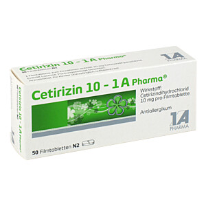 CETIRIZIN 10-1A Pharma Filmtabletten