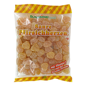 DR.MUNZINGER saure Pfirsichherzen mit Vitamin C