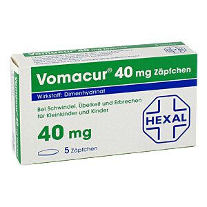 VOMACUR 40 Suppositorien