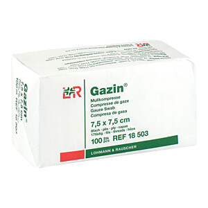 GAZIN Mullkomp.7,5x7,5 cm unsteril 8fach Op