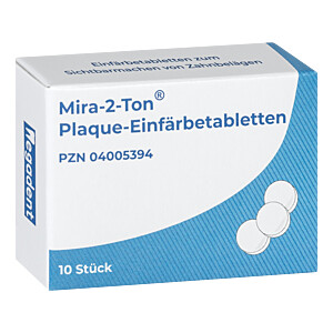 MIRA 2 Ton Plaque Einfärbe Tabletten