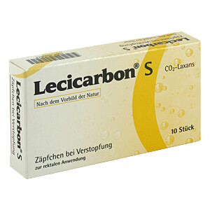 LECICARBON S CO2 Laxans Suppositorien