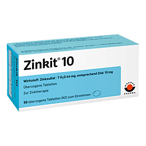 ZINKIT 10 überzogene Tabletten