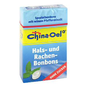 CHINA ÖL Hals- u.Hustenbonbons ohne Zucker