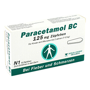 PARACETAMOL BC 125 mg Suppositorien