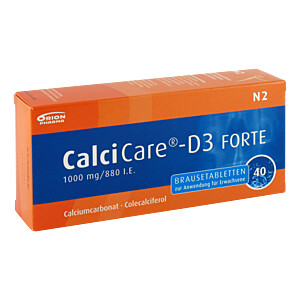 CALCICARE D3 forte Brausetabletten