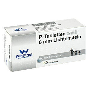 P TABLETTEN weiß 8 mm