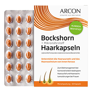 BOCKSHORN+Mikronährstoff Haarkapseln Tisane plus