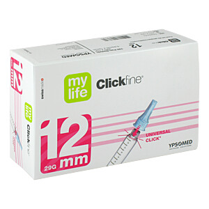 MYLIFE Clickfine Pen-Nadeln 12 mm 29 G
