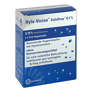 HYLO-VISION SafeDrop 0,1 prozent Augentropfen