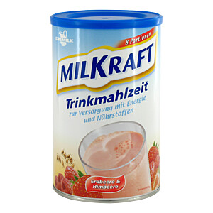 MILKRAFT Trinkmahlzeit Erdbeere-Himbeere Pulver