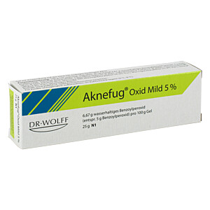 AKNEFUG oxid mild 5 prozent Gel