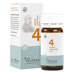 BIOCHEMIE Pflüger 4 Kalium chloratum D 6 Tabletten