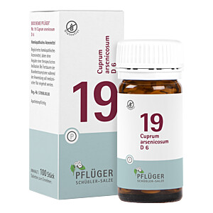 BIOCHEMIE Pflüger 19 Cuprum arsenicosum D 6 Tabletten