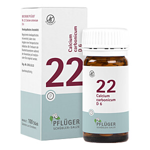 BIOCHEMIE Pflüger 22 Calcium carbonicum D 6 Tabletten