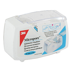 MICROPORE Vliespfl.2,5cmx5m m.Abr.1530NP-1SD