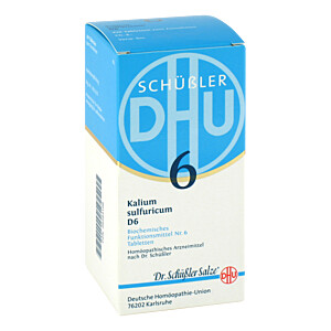 BIOCHEMIE DHU 6 Kalium sulfuricum D 6 Tabletten