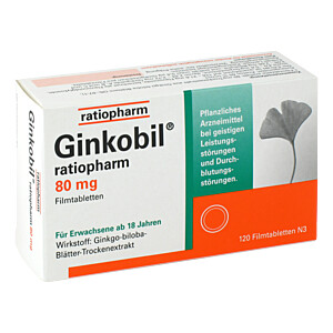 GINKOBIL-ratiopharm 80 mg Filmtabletten