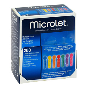 MICROLET Lanzetten farbig