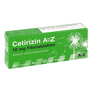 CETIRIZIN AbZ 10 mg Filmtabletten