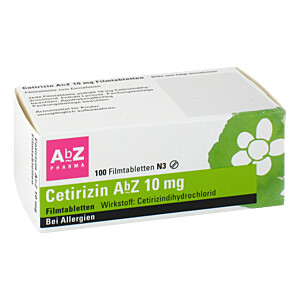 CETIRIZIN AbZ 10 mg Filmtabletten