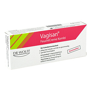 VAGISAN FeuchtCreme Kombi 8 Ovula+10 g Creme