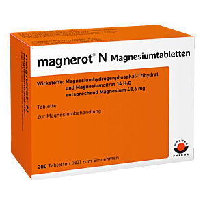 MAGNEROT N Magnesiumtabletten