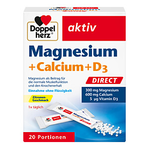 DOPPELHERZ Magnesium+Calcium+D3 DIRECT Pellets