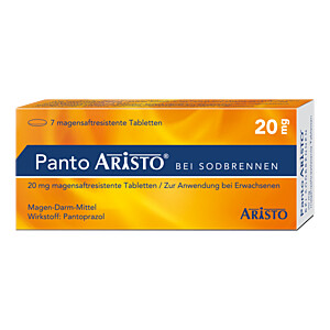 PANTO Aristo bei Sodbrennen 20 mg magensaftresistentTabletten