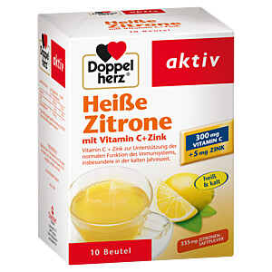 DOPPELHERZ heiße Zitrone Vitamin C+Zink Granulat