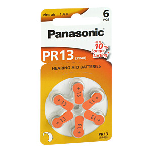 BATTERIEN f.Hörgeräte Panasonic PR13