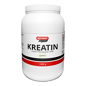 KREATIN MONOHYDRAT 100 prozent Megamax Pulver