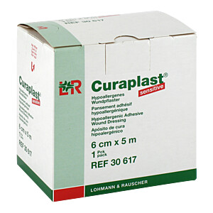 CURAPLAST Wundschnellverb.sensitiv 6 cmx5 m