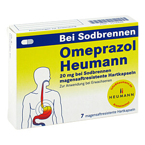 OMEPRAZOL Heumann 20 mg bei SodbrennenmagensaftresistentHartk.