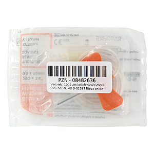 BUTTERFLY Infusionszubehör 25 G orange
