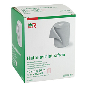 HAFTELAST Fixierb.kohäs.latexfrei 10 cmx20 m creme