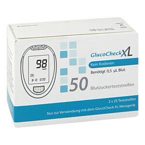 GLUCOCHECK XL Blutzuckerteststreifen