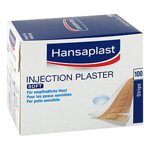 HANSAPLAST Soft Injektionspflaster Strips 19x40 mm