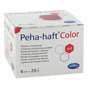 PEHA-HAFT Color Fixierb.latexfrei 6 cmx20 m rot