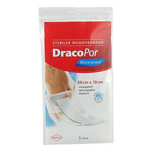 DRACOPOR waterproof Wundverband 10x20 cm steril