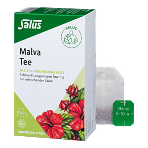 MALVATEE Hibiskusblütentee Bio Salus Filterbeutel