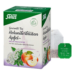 HOLUNDERBLÜTEN Apfel Tee Salus Filterbeutel