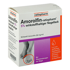 AMOROLFIN-ratiopharm 5 prozent wirkstoffhalt.Nagel