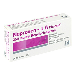 NAPROXEN-1A Pharma 250 mg b.Regelschmerzen Tabletten